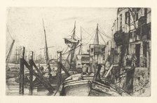 Limehouse, 1859. Creator: James Abbott McNeill Whistler.