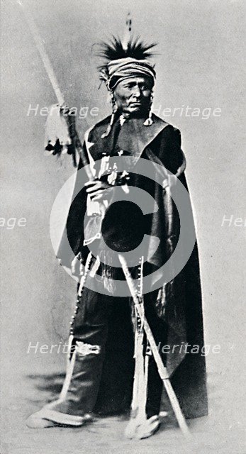 An Algonquin brave, 1912. Artist: Robert Wilson Shufeldt.