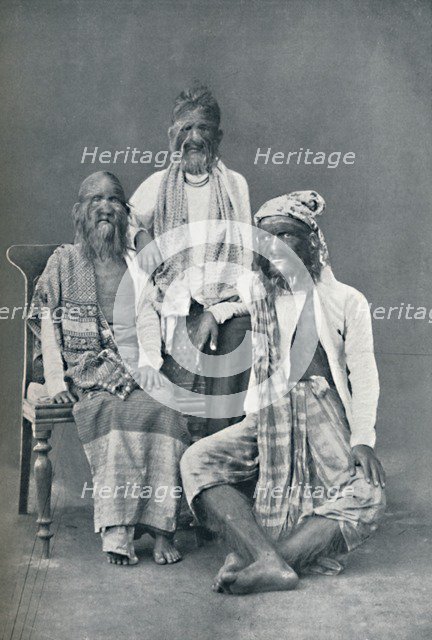 A hairy family of Mandalay, Burma, 1902. Artist: Bourne & Shepherd.