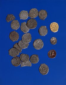 Iron Age coins, c50 BC-c40 AD. Artist: Unknown
