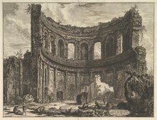 Avanzi del Tempio detto di Apollo nella Villa Adriana vicino a Tivoli (Hadrian's Villa..., ca. 1768. Creator: Giovanni Battista Piranesi.