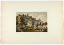 Temple of Remus and Romulus, plate sixteen from the Ruins of Rome, published August 4, 1796. Creator: Matthew Dubourg.