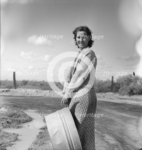 In a migratory camp, California, 1936. Creator: Dorothea Lange.