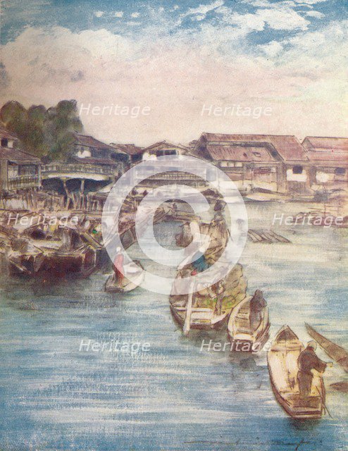 'The Venice of Japan', c1887, (1901). Artist: Mortimer L Menpes.