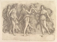 Four Dancing Muses, ca. 1497. Creator: Unknown.