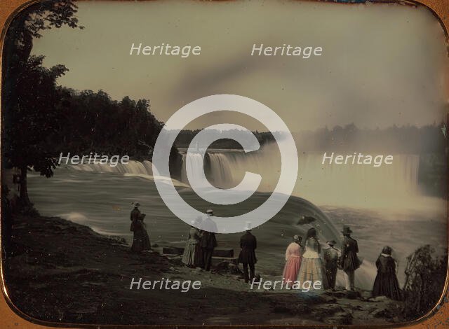 The Niagara Falls, ca. 1850. Creator: Platt D. Babbitt.