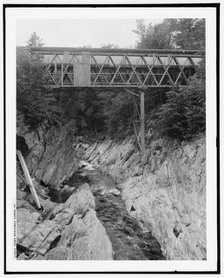 Down Brookway i.e. Brockway gorge, Vt., between 1900 and 1906. Creator: Unknown.