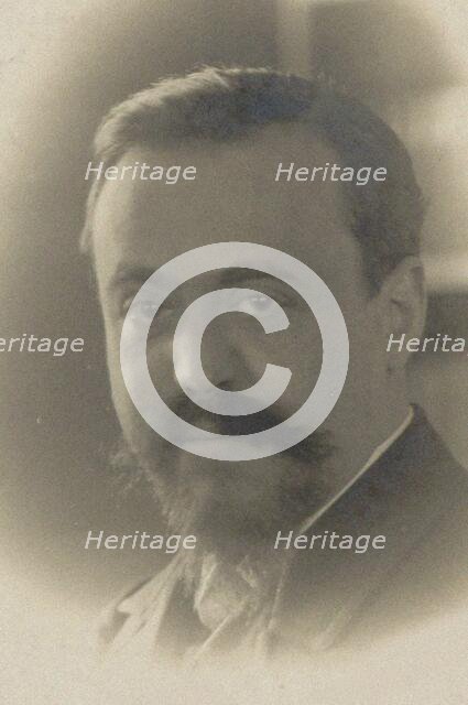 Portrait of the composer Paul Dukas (1865-1935), 1895. Creator: Anonymous.