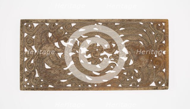 Plaque with Openwork Phoenix, Five Dynasties period / Yuan dynasty, 10th/14th century. Creator: Unknown.