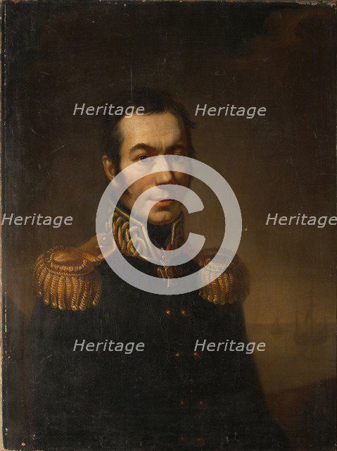 Portrait of the writer Platon Yakovlevich Gamaleya (1766-1817), 1821. Artist: Zalessky, Jacob (1799-1891)