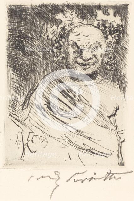 Das Gastmahl des Trimalchio: pl. I (The Banquet of Trimalchio: pl. I), 1919. Creator: Lovis Corinth.