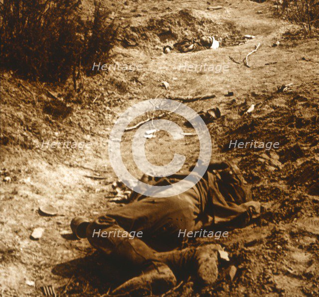 German body, Chavonne, France, c1914-c1918. Artist: Unknown.