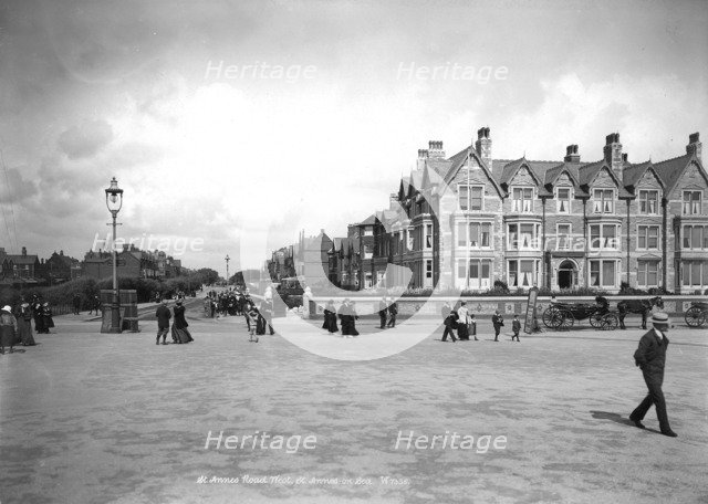St Anne's Road West, St Anne's-on-Sea, Lancashire, 1890-1910. Artist: Unknown
