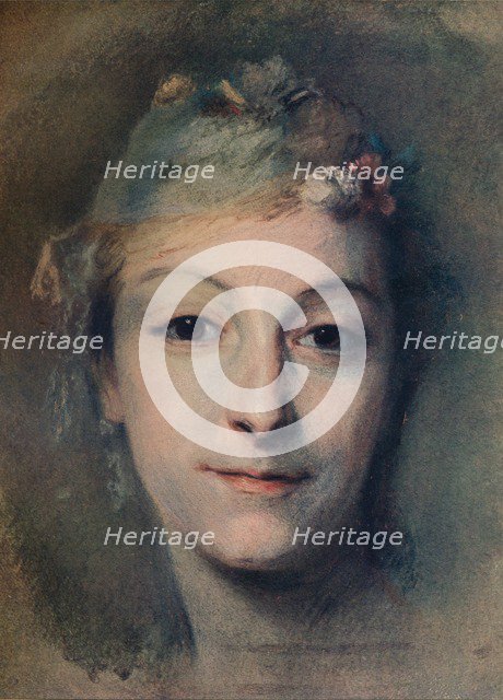 'Mademoiselle Fel', c1756. Artist: Maurice-Quentin de La Tour.