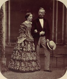Mathias und Elise Höusermann, 1850s-60s. Creator: Franz Antoine.