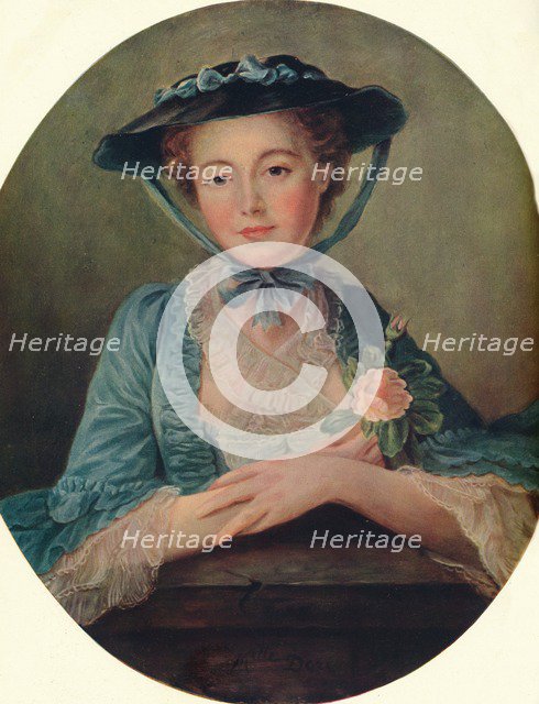 'Mlle. Doré - French School', c1760, (1910). Artist: Francois Hubert Drouais.