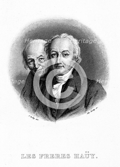 The Brothers René-Just Haüy (1743-1822) and Valentin Haüy (1745-1822), .