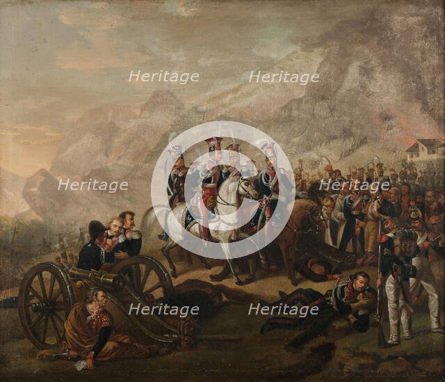 "Somosierra" by Horace Vernet, 1839. Creator: Emile Jean-Horace Vernet.