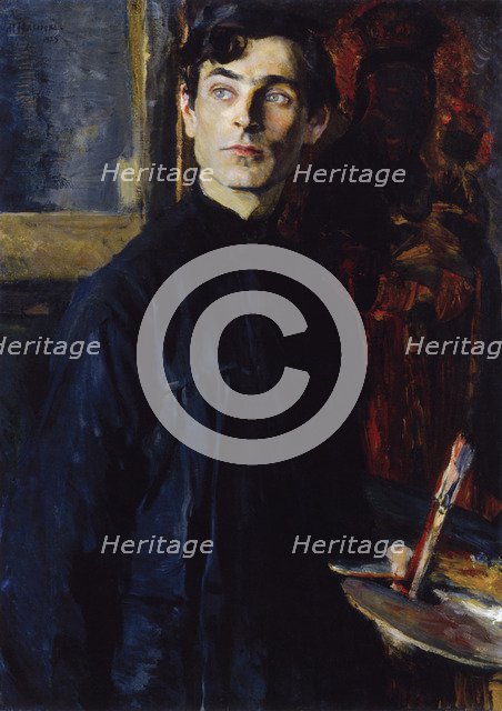Portrait of the painter Pavel Dmitriyevich Korin (1892-1967), 1925.