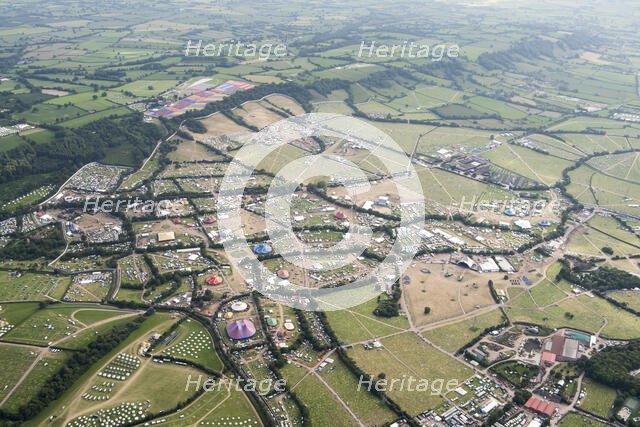 Glastonbury Festival 2019, 11 days after it had ended, Pilton, Somerset, 2019. Creator: Damian Grady.