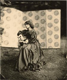 Portrait of Jane Morris (Mrs. William Morris), negative 1865; print after 1900. Creator: John Robert Parsons.