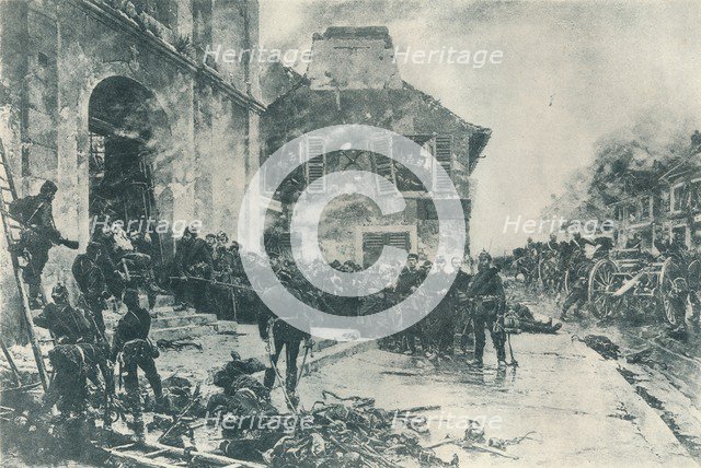 Le Bourget, 1870, (1884). Artist: Unknown