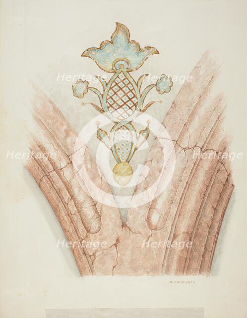 Ceiling Decorations, c. 1940. Creator: William Kieckhofel.