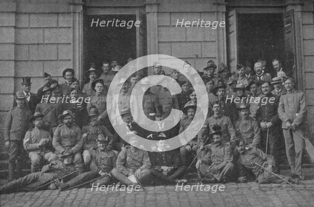 'The Visit of the Colonials to Windsor', 1902. Artists: Unknown, James Russell & Sons.