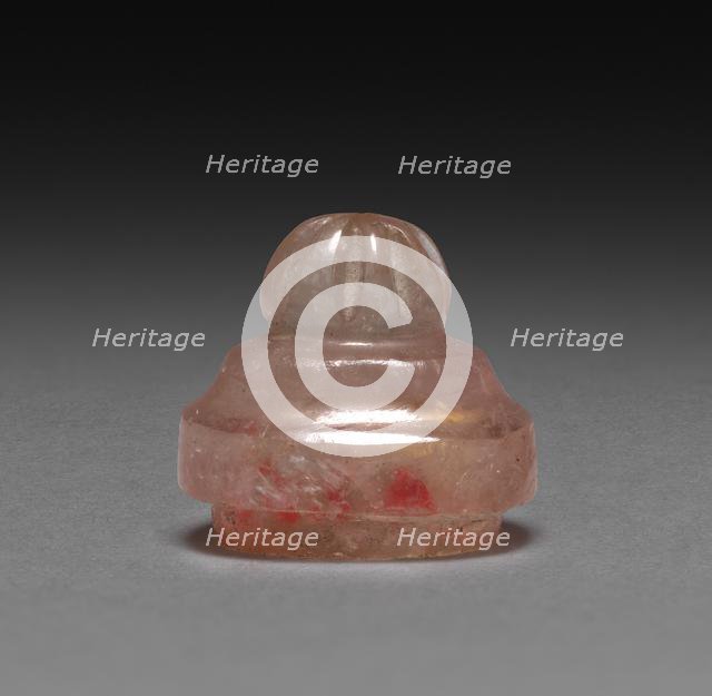 Miniature Jar (cover), 19th-early 20th century. Creator: Unknown.