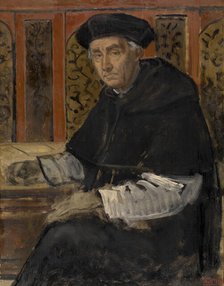 Portrait of a Cleric, c1860s. Creator: Jan August Hendrik Leys.