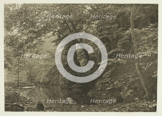 Pike Pool (from below), 1880s. Creator: Peter Henry Emerson.