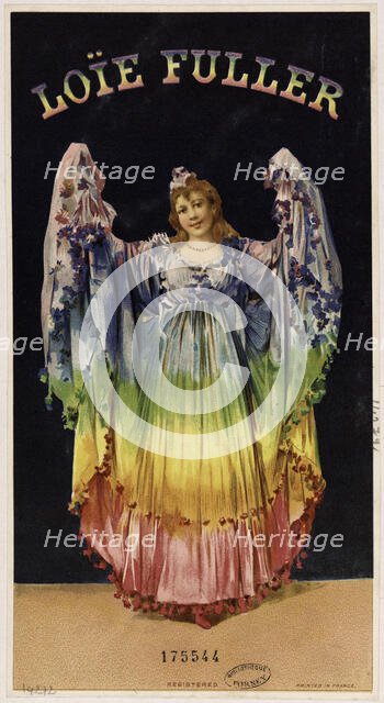 Loïe Fuller, 1893. Creator: Anonymous.