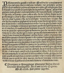 Esemplario di Lauori..., page 14 (verso), August 1, 1532. Creators: Giovanni Andrea Vavassore, Florio Vavassore.