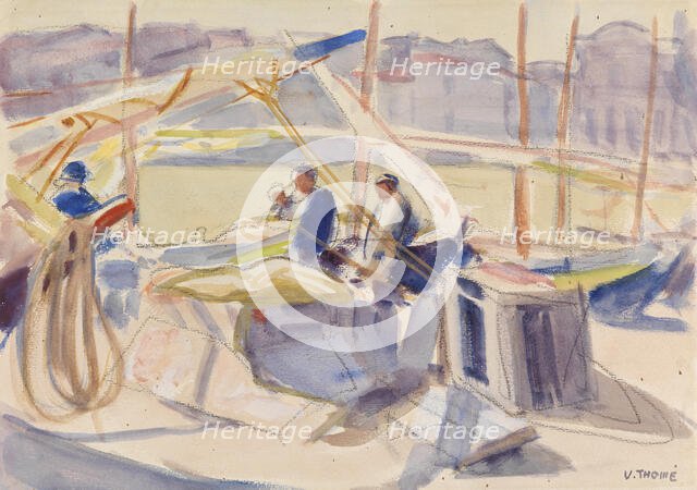 Marseille, 1909. Creator: Verner Thome.