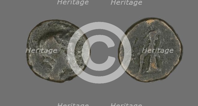 Coin Depicting a Head, 3rd-2nd century BCE. Creator: Unknown.
