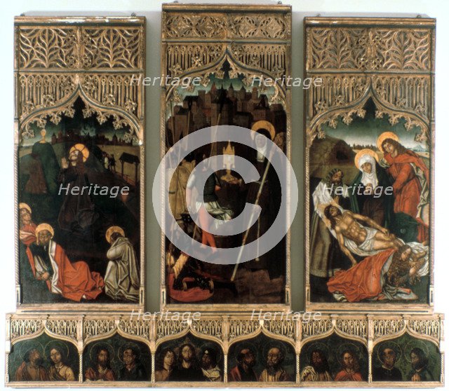 Triptych of Santa Clara, 1486. Artist: Mestre Hilarius