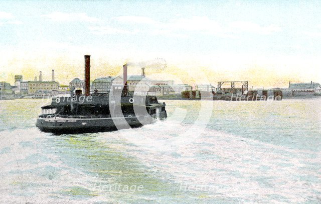 Woolwich Free Ferry, London, 20th Century. Artist: Unknown