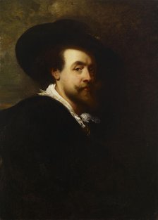 Self Portrait of Peter Paul Rubens, copy, 1842-1866. Creator: Wladimir Swertschkoff.