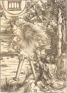 Saint John Devouring the Book, probably c. 1496/1498. Creator: Albrecht Durer.