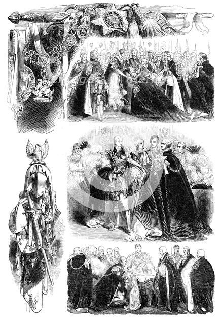 Ceremony of Investiture of the Order of the Garter, 1844. Creator: Unknown.