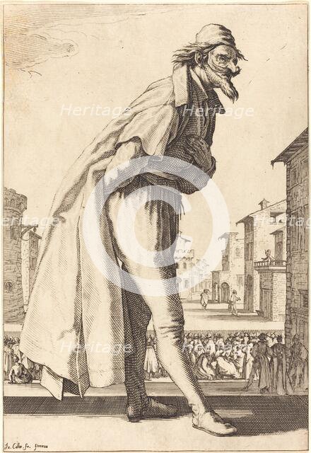 Pantalone, 1618/1620. Creator: Jacques Callot.