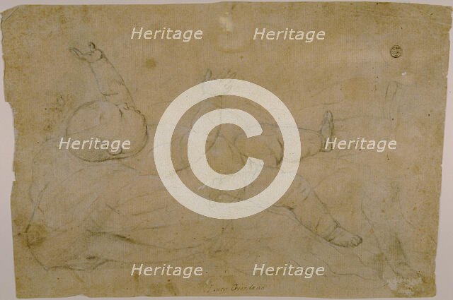 Reclining Child, c. 1670. Creator: Luca Giordano.