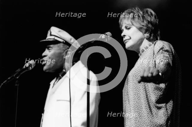 Jon Henricks and Annie Ross, North Sea Jazz Festival, The Hague, Netherlands, 1999. Creator: Brian Foskett.
