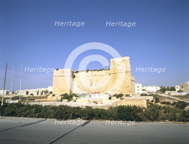 St Thomas's Tower, Harbour, Marsascala, Malta.