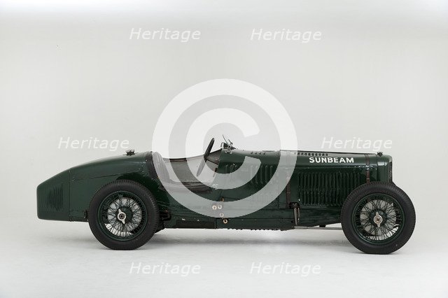 1924 Sunbeam Cub 2 litre Artist: Unknown.