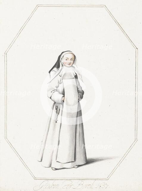 Nun, 1657. Creator: Gesina ter Borch.
