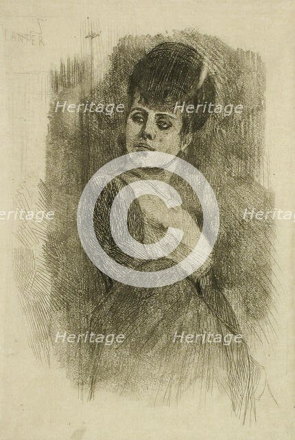 Passé minuit, c1875. Creator: Félicien Rops.