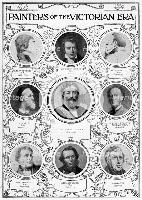 'Painters of the Victorian Era', late 19th century. Artist: Unknown