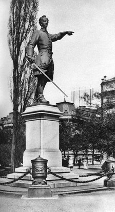 Monument to Charles XII, gardens behind the Royal Opera House, Stockholm, Sweden, c1923. Artist: Unknown