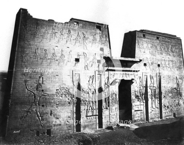 Edfu, Nubia, Egypt, 1878. Artist: Felix Bonfils